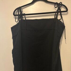 Princess Poly Black Mini Tie Strap Dress Size 12